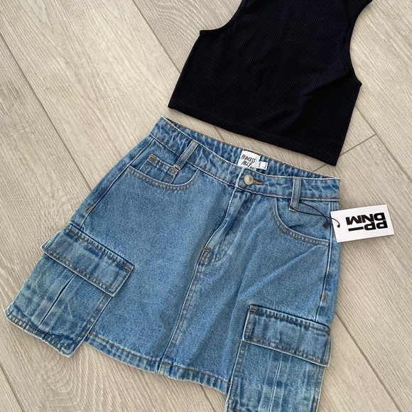 Princess Polly Denim Mini Skirt - Picture 4 of 10